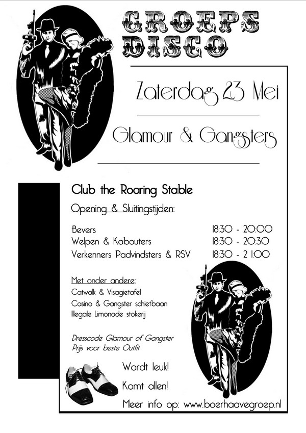 Flyer groepsdisco 2010